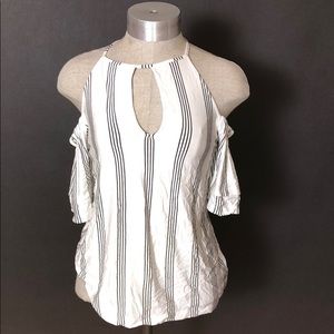 Cold shoulder blouse